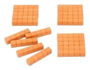 Dienes Fnferstangen 20 Systemblcke Matinko aus ReWOOD orange (solange der Vorrat reicht)