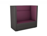 Akustik Hochlehner Berlin B1 Standard, Schallschutzsofa, Farbe Berry 033127
