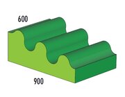 Groe Welle MAXI grn/hellgrn, ab 4 Jahre