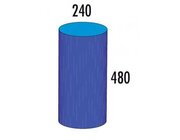Zylinder MEDI blau/hellblau 36-111-12, 2-4 Jahre