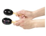 2 Mini-Maracas, 15 cm, Percussions-Instrumente, ab 3 Jahre