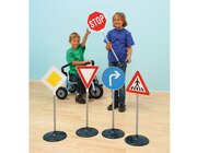 Set mit 10 groen Verkehrsschildern von 72 cm, 4-9 Jahre