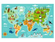 Lernteppich Tiere unserer Erde, 300 x 200 cm