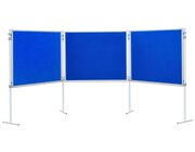 Compra Profi-Stellwnde Komplett-Set A: Tafelreihe, Stoffbezug blau