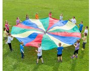 Fallschirm-Schwungtuch,  7,3m, 18 Schlaufen mit Loch