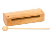 Holzblocktrommel, Groer Block, 3 x 7 x 18 cm