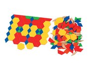 Set mit 250 Stck Pattern-Blocks aus Kunststoff
