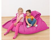 Riesensitzsack pink, 140 x 170 cm, outdoorfhig,  ab 3 Jahre