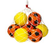 Beschichtete Schaumstoffblle, Set mit 5 Fubllen, 4 Volleybllen