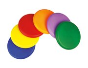 Softfrisbee (6 Stck), beschichtet,  21 cm, ab 5 Jahre