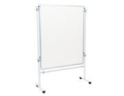 Trennwand-Tafel, Whiteboard, mit 2 Stativen, feststehend