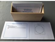 Aktivitätskarten - Mit Zirkel und Lineal, Kartensatz in Holzschachtel