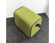 Hockidu - Hocker gepolstert mit Schlaufe, Farbe grn