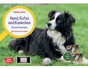 Hund, Katze und Kaninchen. Unsere Haustiere. Kamishibai Bildkarten und Memo-Spiel