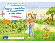 Kamishibai Bildkartenset - Wie wir Schmetterling und Biene in unseren Garten locken, 4 bis 8 Jahre