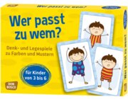 Wer passt zu wem? Karten, 3 bis 6 Jahre