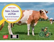 Huhn, Schwein und Kuh. Tiere auf dem Bauernhof. Kamishibai Bildkarten und Memo-Spiel, ab 3 Jahre