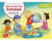 Kamishibai Bildkartenset - Betl und Nele feiern Erntedank, 4-7 Jahre