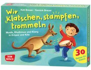 Wir klatschen, stampfen, trommeln, Bildkarten, 1-4 Jahre