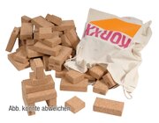 KORXX Korkbausteine, 60 Stck im Baumwollbeutel, ab 2 Jahre