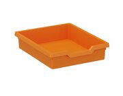 Kunststoffkasten Gre III orange, 31 cm breit, 37 cm tief, 7,5 cm hoch