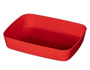Materialschale rot, 20x15x4 cm