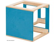 Spiegelwrfel trkis