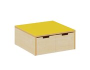 Stauraumpodest gelb, Hhe 25 cm