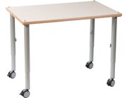 Tisch für Sandexperimentierwanne für den Kindergarten, 100 x 65 cm, höhenverstellbar 59-76 cm