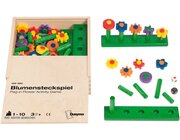 Blumensteckspiel im Holzkasten, ab 3 Jahre