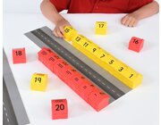 1-20 Straßennummern, Mathe-Spielmaterial, ab 3 Jahre