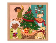 Feiertagspuzzle - Weihnachten, 3-6 Jahre