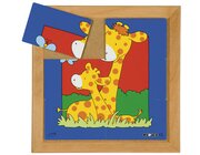 Tier-Puzzle Mutter und Kind - Giraffe, ab 3 Jahre