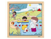 Jahreszeiten Puzzle Sommer, 3-5 Jahre