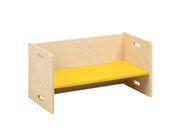 Kubenbank 72 x 36 cm, Sitzflche: Maisgelb