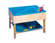 Tablett blau fr den Sand-Wassertisch