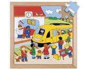 Transport-Puzzle - Bahnhof, ab 4 Jahre