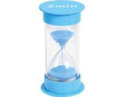 Sanduhr 2 min, hellblau, 12 cm hoch