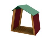 Hütte aus Holz