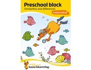 737 Preschool block - Similarities & differences, A5-Block, ab 4 Jahre