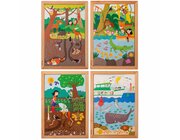 Drunter und drber Puzzles - 4er Set