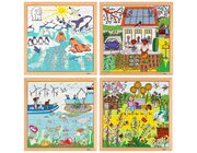 Puzzle Natur & Klima - 4er Set Klimapuzzles