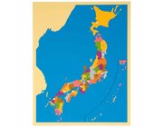 Montessori Puzzlekarte Japan, ab 5 Jahre