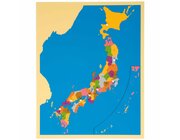 Montessori Puzzlekarte Japan, ab 5 Jahre