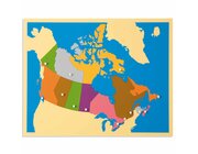 Montessori Puzzlekarte Kanada, ab 5 Jahre