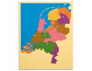 Montessori Puzzlekarte Niederlande, ab 5 Jahre
