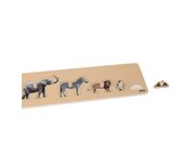 Kleinkind Puzzle: 5 Wildtiere, ab 1 Jahr