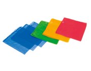 Jongliertücher - 4 Farben 138 x 138 cm, 4er-Set, rot, blau, gelb, grün