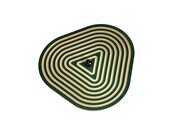 Wandkreisel Triangel mit Wandhalterung, grün, Ø 62,5 cm