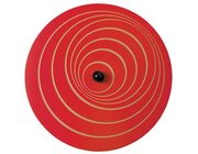 Wandkreisel Welle mit Wandhalterung, blau und rot, 63 cm ,